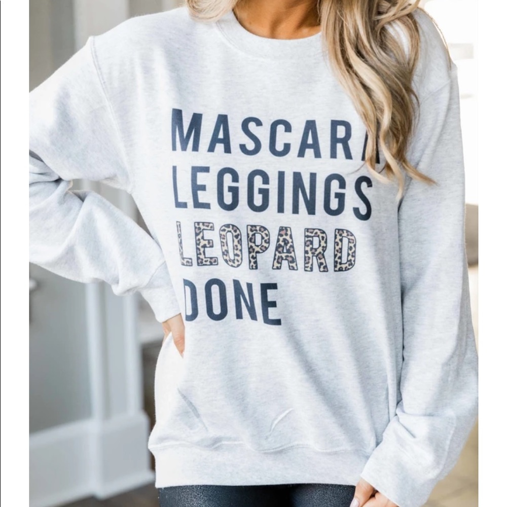 Pink Lily Graphic Sweatshirt